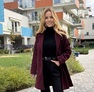 Arabella kabát bordó – Innova Fashion – 2. kép